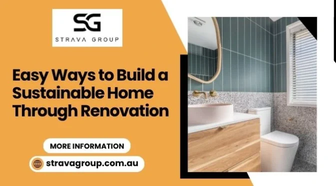 Modern sustainable bathroom renovation showcasing eco-friendly design ideas for home renovations in Sydney homes.